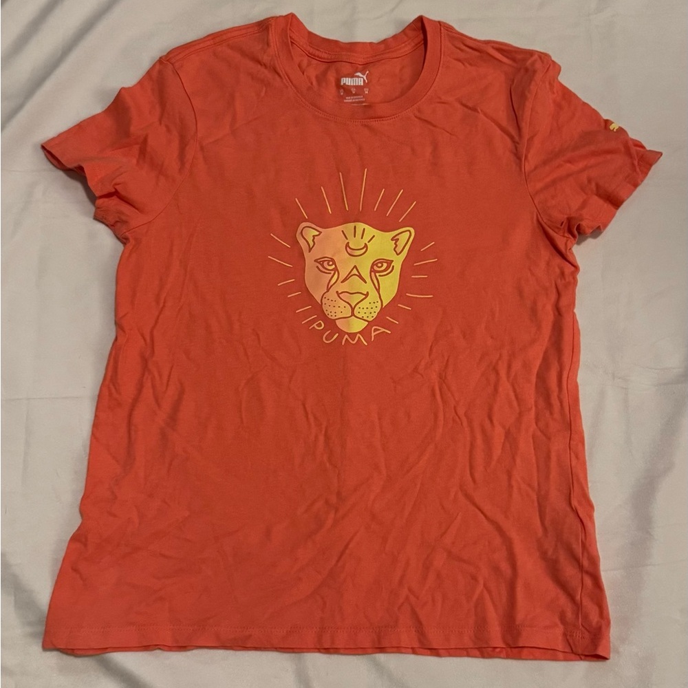 Puma Fiery Red Panther Tee